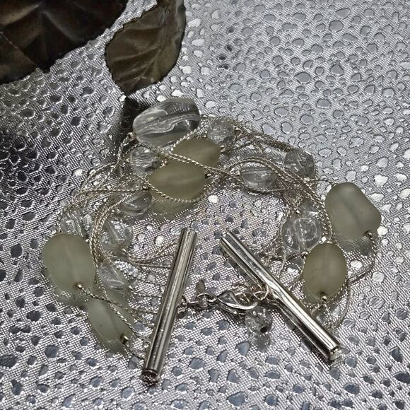 "5/$25" Avon Multistrand Adjustable Bead Station Bracelet - Picture 2 of 10